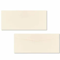 Classic Crest #10 Commercial Envelopes, Flap Closure, Baronial Ivory, Box Of 500