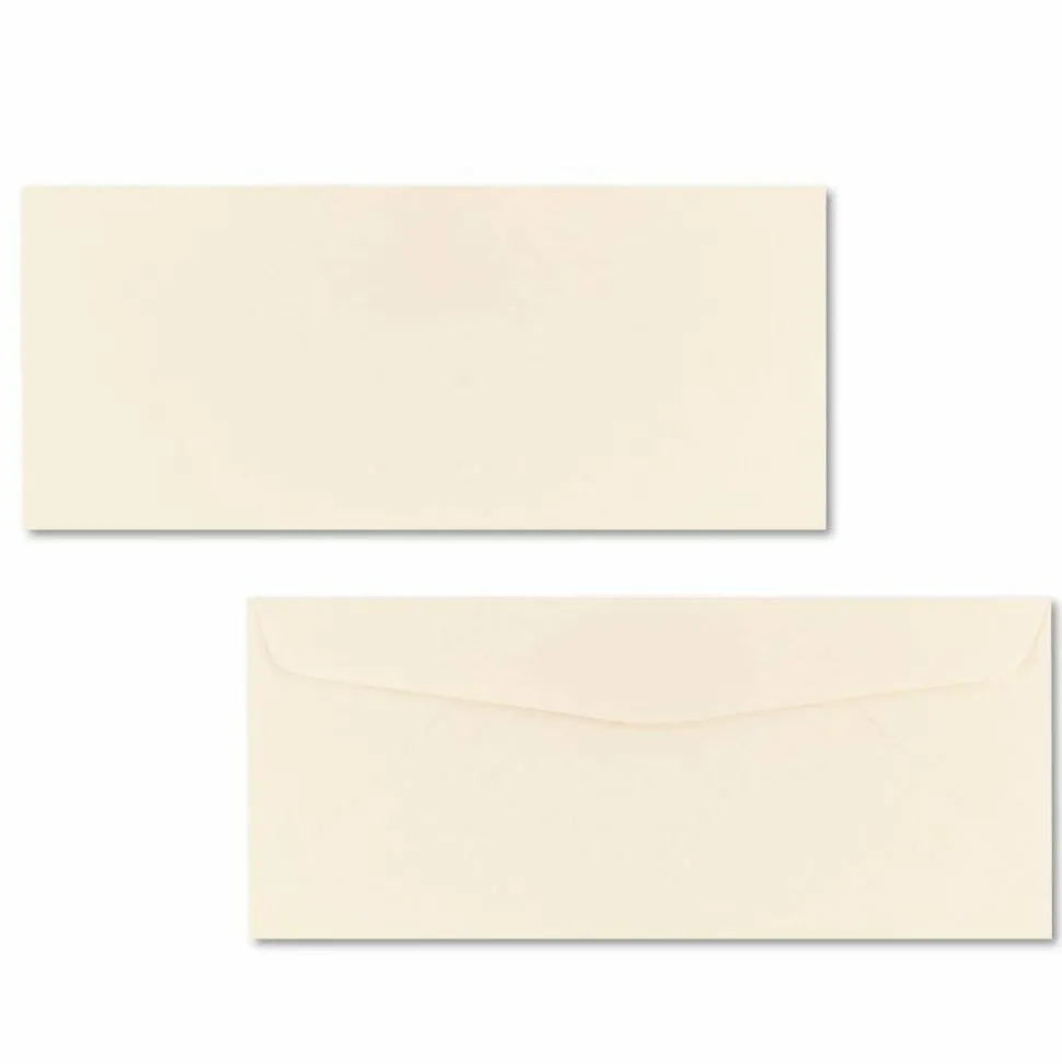 Classic Crest #10 Commercial Envelopes, Flap Closure, Baronial Ivory, Box Of 500