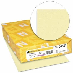 Classic Laid Multi-Use Printer & Copy Paper, Baronial Ivory, Letter (8.5