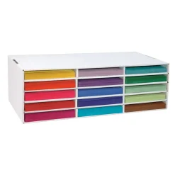 Classroom Keepers Corrugated Construction Paper Storage Unit, For 9