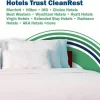 CleanRest PRO Mattress Encasements, Queen, 80”L x 60”W x 18”D, White, Case Of 3 Encasements