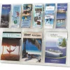Clear Literature Rack, Combination, 3 Magazine Pockets, 6 Pamphlet Pockets