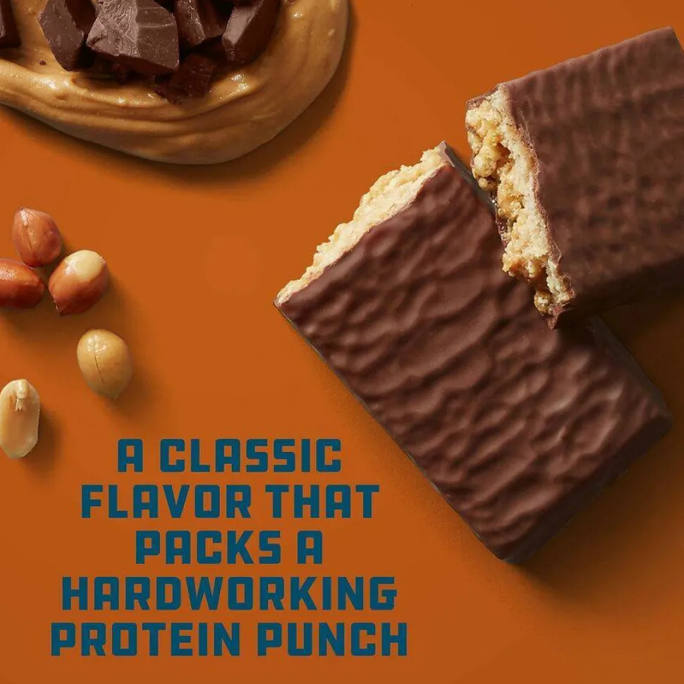 CLIF Bar Builders Protein Bar, Variety Pack, Chocolate Mint/Chocolate Peanut Butter, 2.4 oz Bar, 18 Bars/Box