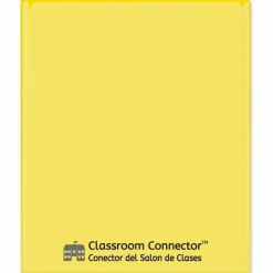 C-Line Classroom Connector Folders, Accommodates 11 x 8.5 Sheets, Clear/Assorted Colors, 6/Pack