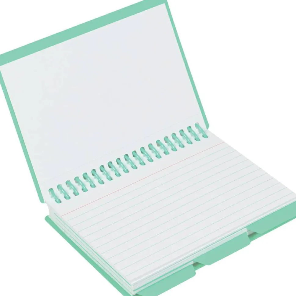 C-Line Spiral Bound Index Card Notebook with Tabs, 1 Notebook (Color May Vary)