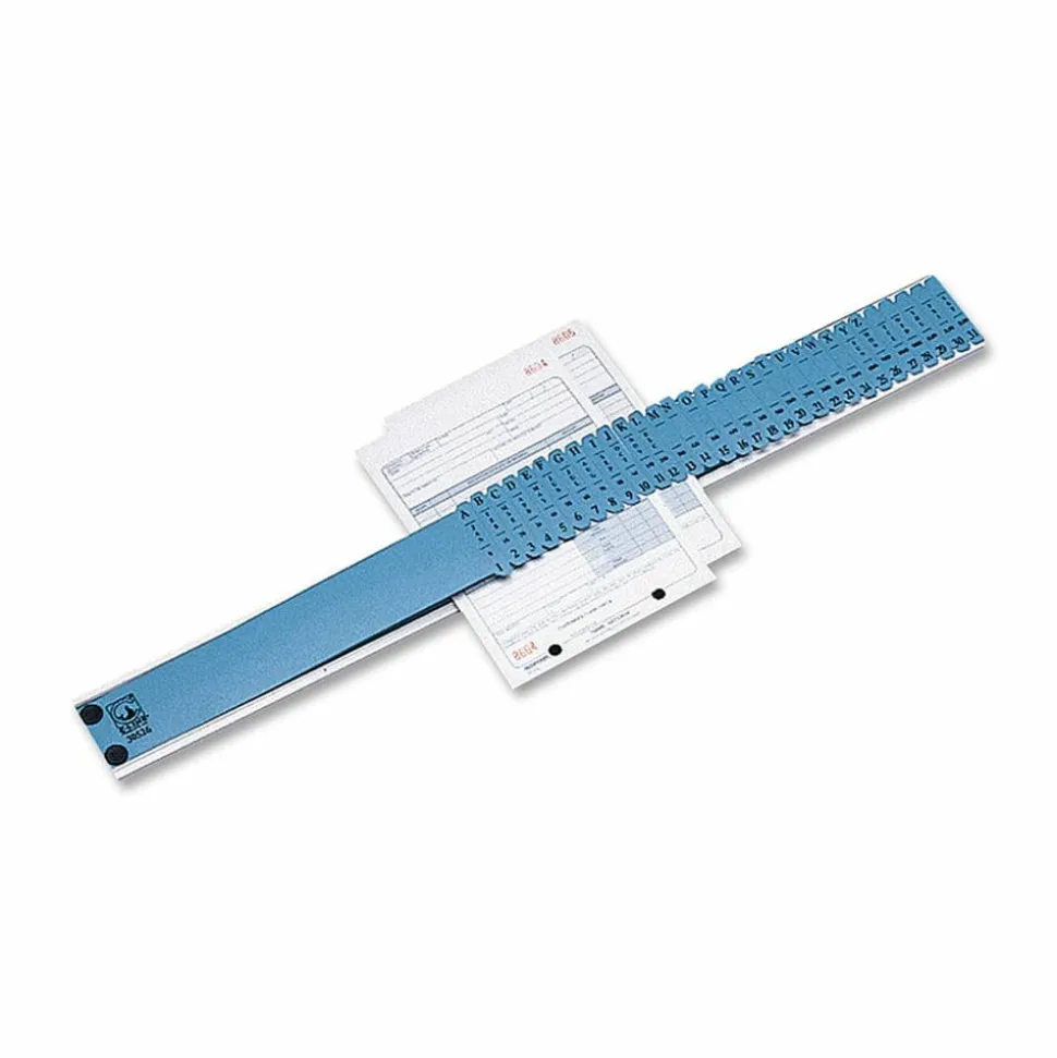 C-Line All-Purpose Plastic Sorter, 2 1/2" x 23 1/2" x 3/4", Blue/Gray