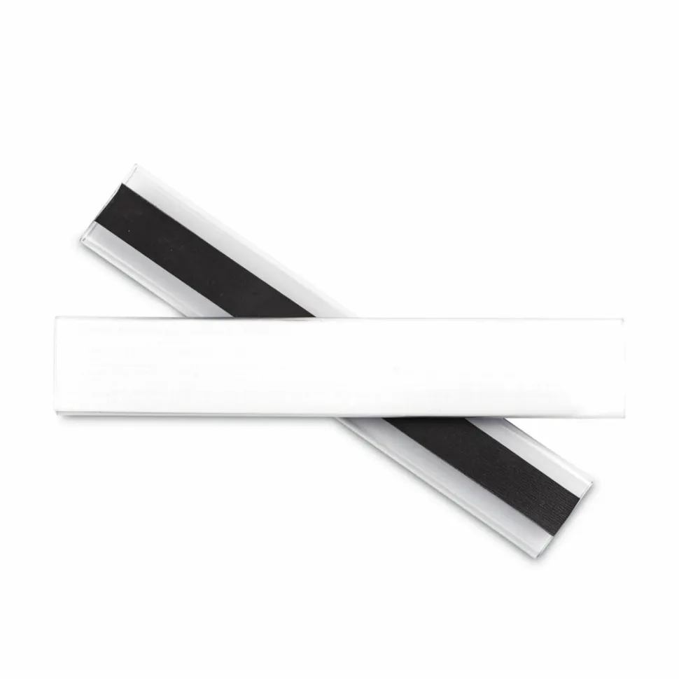 C-Line Clear Magnetic Label Holders, Side Load, 6 x 1, 10/Pack