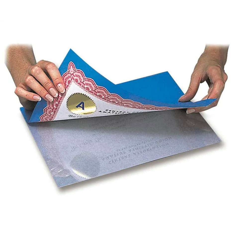 C-Line Cleer-Adheer Laminating Sheets, 9" x 12", Box Of 50