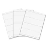 C-Line Embossed Cardstock Name Tents - Letter - 8 1/2" x 11" - White - 100 / Box