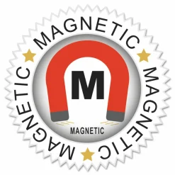 C-Line Magnetic Name Badge Holder Kit, Horizontal, 4w x 3h, Clear, 20/Box