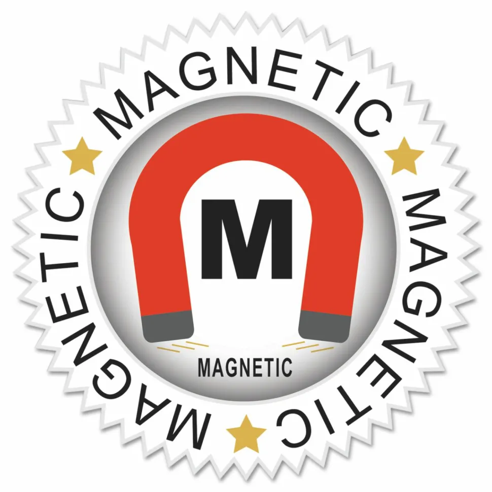 C-Line Magnetic Name Badge Holder Kit, Horizontal, 4w x 3h, Clear, 20/Box