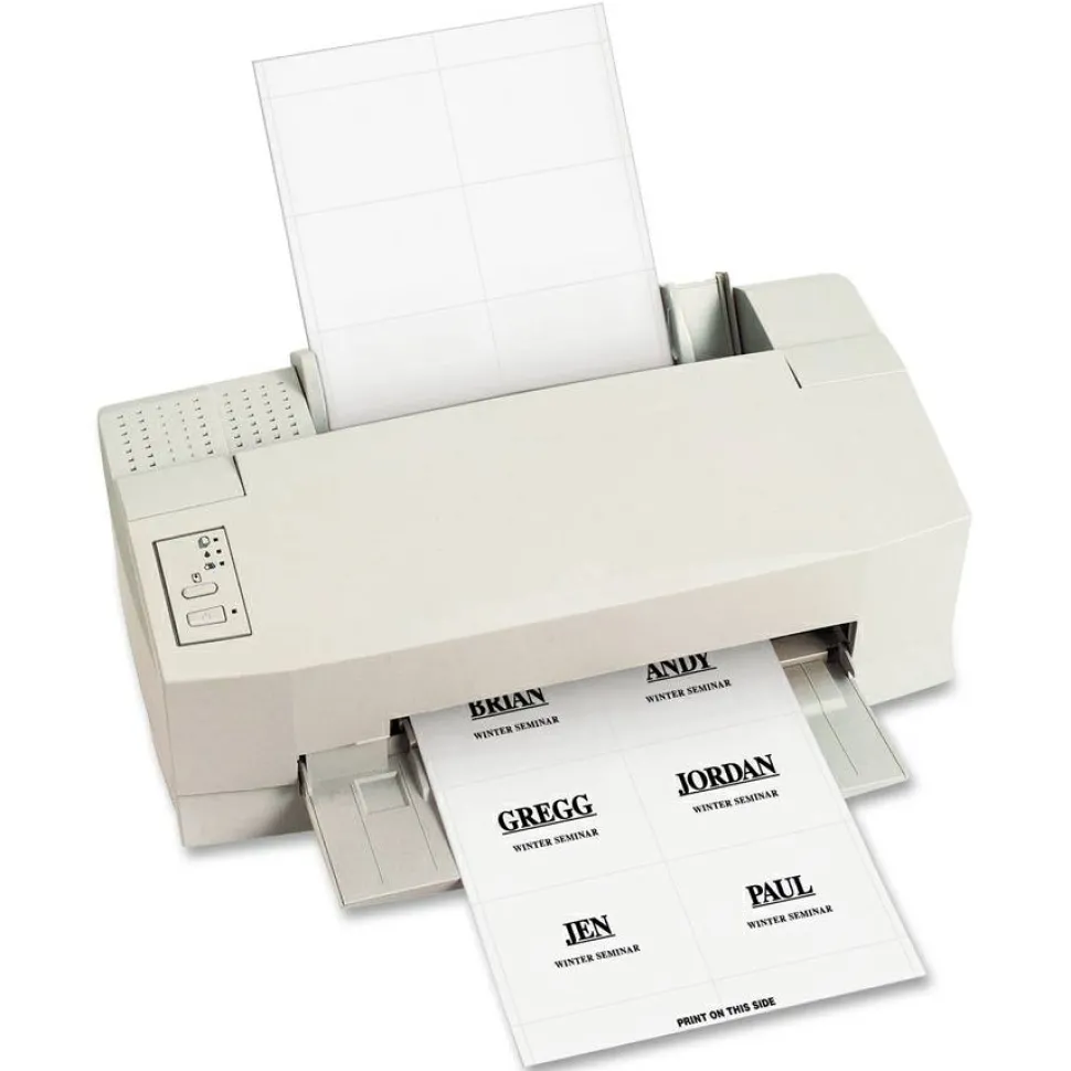 C-Line Name Badge Inserts, 4 x 3, White, 60/Pack