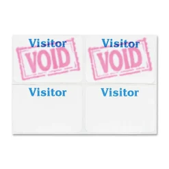 C-Line One-Day Visitor Badges, Pack Of 100