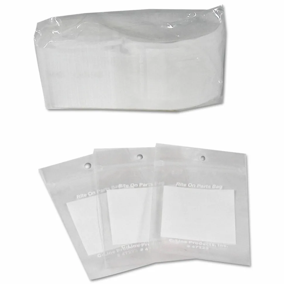 C-Line - Packing pouch - 2.01 in x 2.99 in - ziplock - water-resistant - clear - pack of 1000
