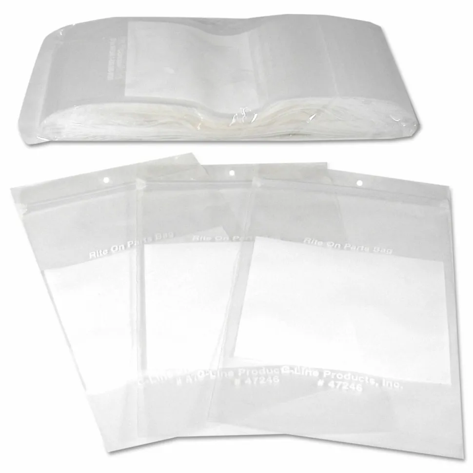 C-Line - Packing pouch - 4.02 in x 5.98 in - ziplock - water-resistant - clear - pack of 1000