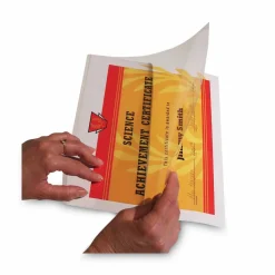 C-Line Quick Cover Laminating Pockets, 12 mil, 9.13