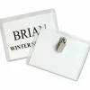 C-Line Sealed Clip Style Badge Holder Kit, Top Loading, 3" x 4"