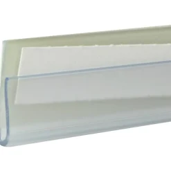 C-Line Shelf Labeling Strips, Side Load, 4 x 0.78, Clear, 10/Pack