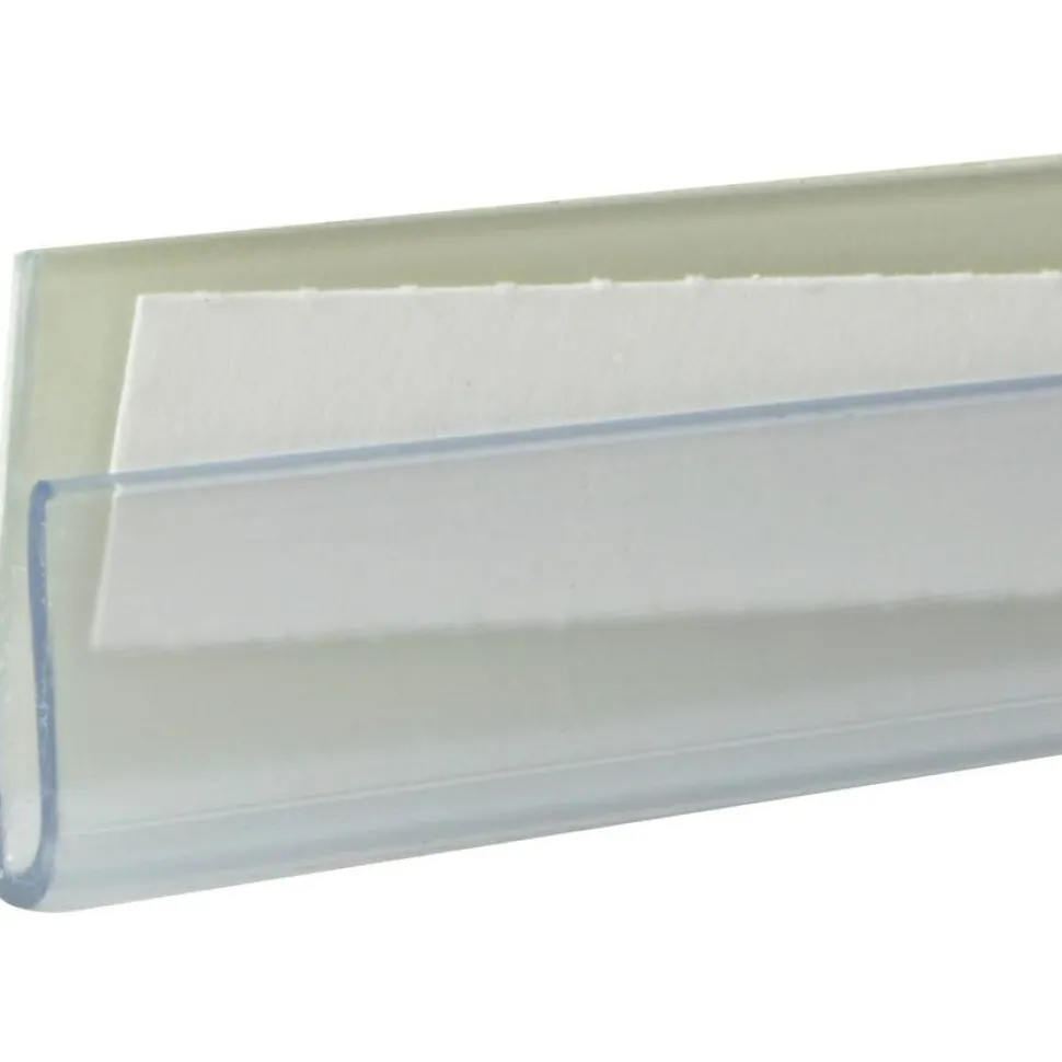 C-Line Shelf Labeling Strips, Side Load, 4 x 0.78, Clear, 10/Pack