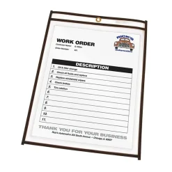 C-Line Stitched Vinyl Shop Ticket Holders, 9