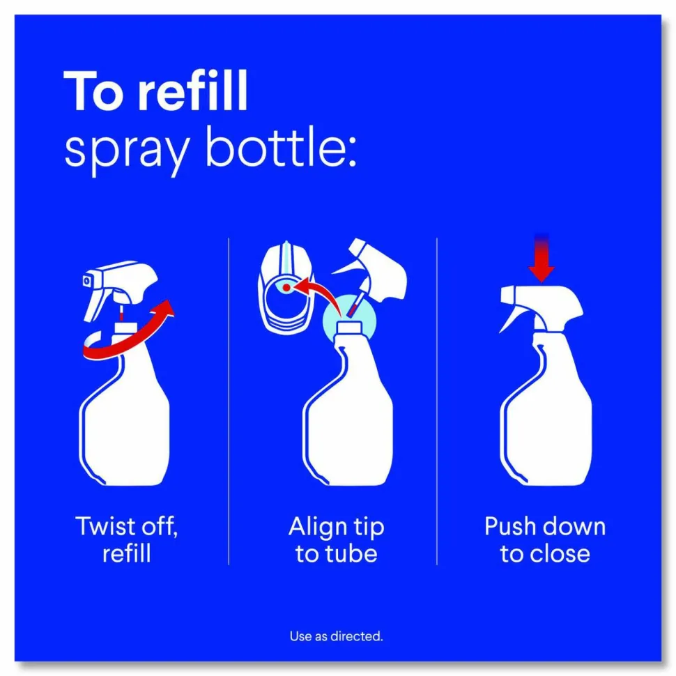 Clorox Bathroom Foamer with Bleach, Ocean Mist Scent, 30 oz Spray Bottle, 9/Carton
