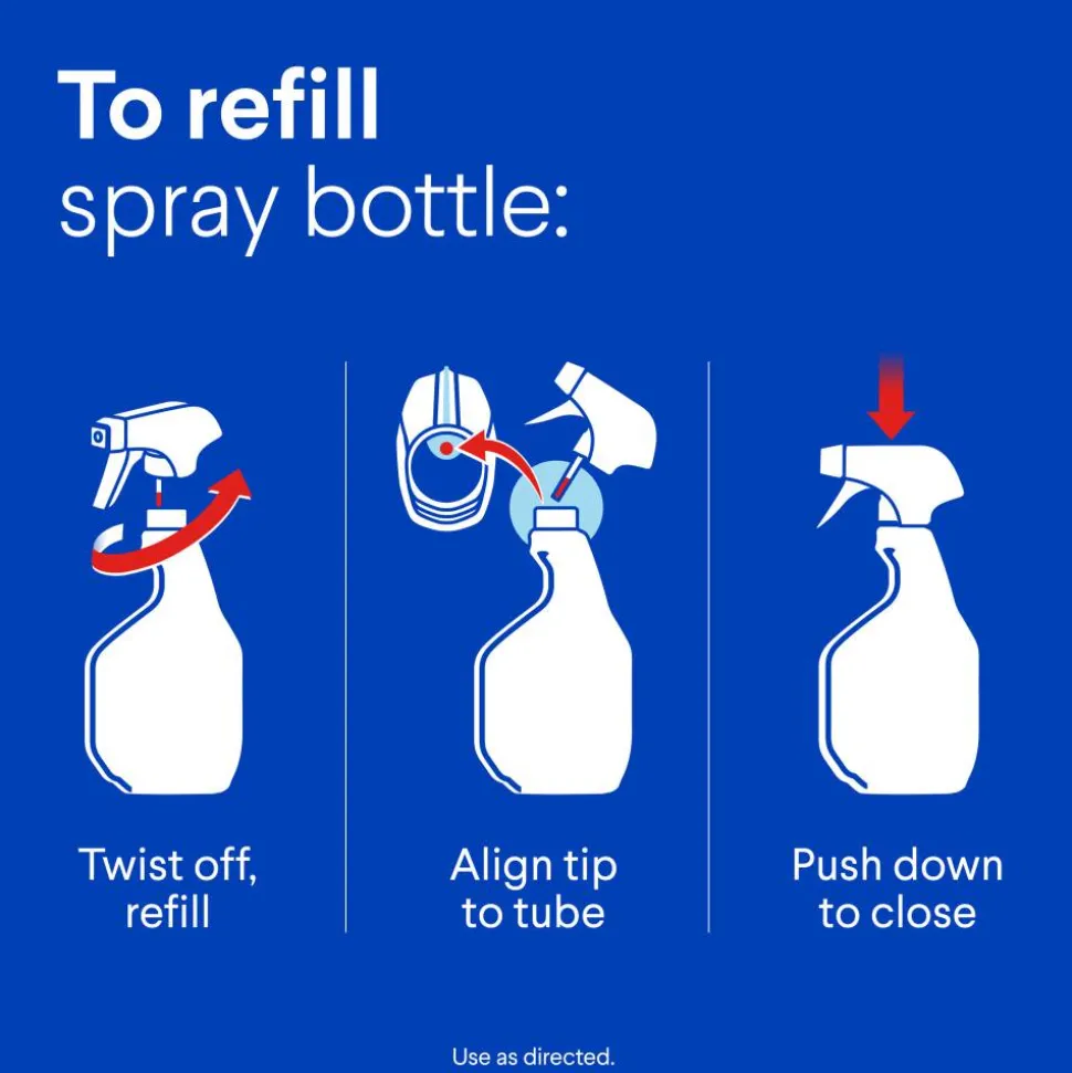 Clorox Clean-Up All Purpose Cleaner With Bleach Spray Bottle, 32 Oz, Pack Of 9
