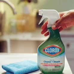 Clorox Clean-Up Multi-Surface Cleaner with Bleach, Original Scent, 32 oz Spray Bottle, 9/Carton