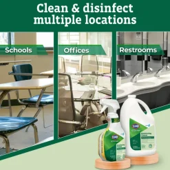 Clorox CloroxPro EcoClean Disinfecting Cleaner Spray Bottles, 32 Oz, Pack Of 9 Bottles