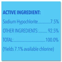 Clorox Concentrated Regular Disinfecting Bleach, Unscented, 11 oz Bottle, 28/Carton