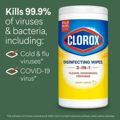 Clorox Disinfecting Bleach Free Cleaning Wipes Value Pack - For Multi Surface, Multipurpose - Ready-To-Use - Wipe