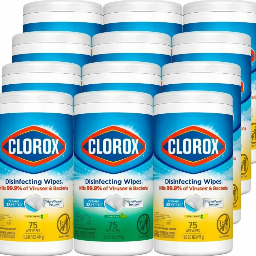 Clorox Disinfecting Bleach Free Cleaning Wipes Value Pack - For Multi Surface, Multipurpose - Ready-To-Use - Wipe