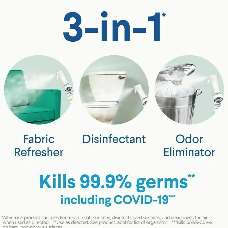 Clorox Disinfecting, Sanitizing & Antibacterial Mist Refill