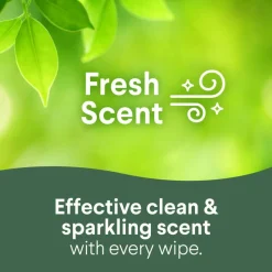 Clorox Disinfecting Wipes, Bleach Free Cleaning Wipes Fresh - 75 Wipes per Canister, 6 Canisters