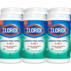 Clorox Disinfecting Wipes, Pack Of 75 Wipes, 01656BD