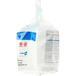 Clorox Healthcare Bleach Germicidal Wipes Refill - Ready-To-Use Wipe - 110 / Bag - 1 Each - White