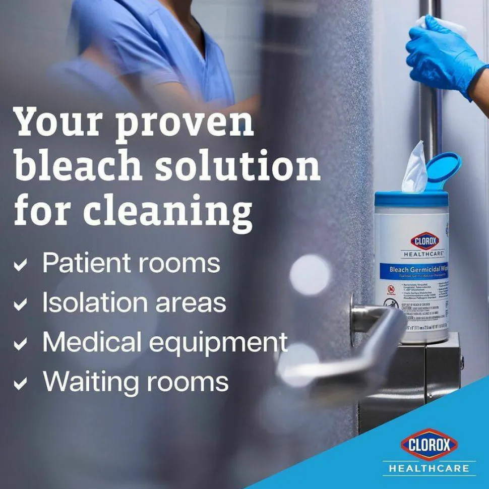 Clorox Healthcare Bleach Germicidal Wipes Bucket