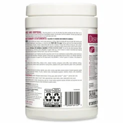 Clorox Healthcare Dispatch Hospital Cleaner Disinfectant Towels with Bleach, 1-Ply, 6.75 x 8, Unscented, White, 150/Canister