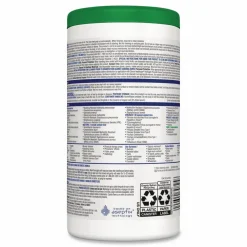 Clorox Healthcare Hydrogen Peroxide Cleaner Disinfectant Wipes, 5.75 x 6.75, Unscented, White, 155/Canister, 6 Canisters/Carton