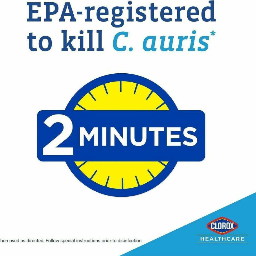 Clorox Healthcare Hydrogen Peroxide Wipes, Canister Of 155 Wipes