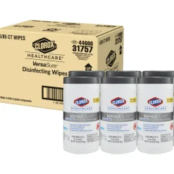 Clorox Healthcare VersaSure Cleaner Disinfectant Wipes, 6-3/4