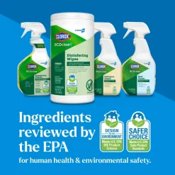CloroxPro Clorox EcoClean Disinfecting Wipes, 75 Count, Pack of 3 (60787)