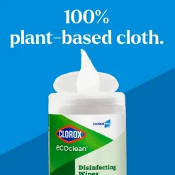 CloroxPro Clorox EcoClean Disinfecting Wipes, 75 Count, Pack of 3 (60787)