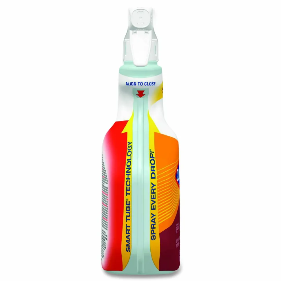 CloroxPro Disinfecting Bio Stain and Odor Remover, Fragranced, 32 oz Spray Bottle, 9/Carton