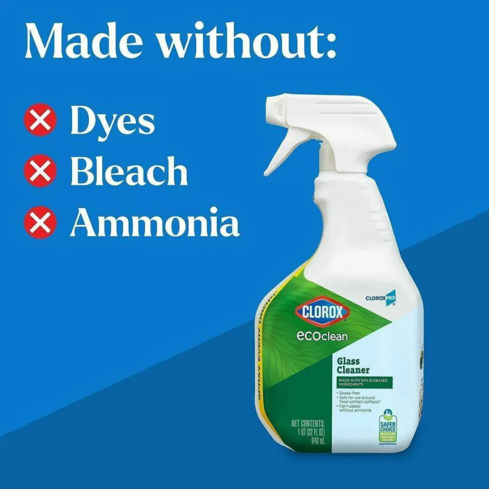 CloroxPro™ EcoClean Glass Cleaner Spray