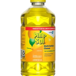 CloroxPro Pine-Sol Multi-Surface Cleaner, Lemon Fresh, 80 Fl Oz, Pack Of 3 Bottles