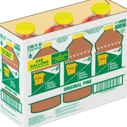 CloroxPro Pine-Sol Multi-Surface Cleaner, Original Pine, 80 Fl Oz, Pack Of 3 Bottles
