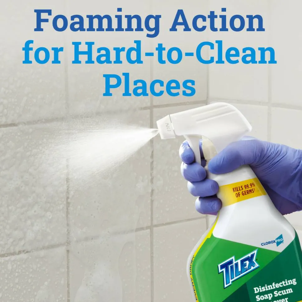 CloroxPro Tilex Disinfecting Soap Scum Remover Spray - Spray - 32 fl oz (1 quart) - 1 Each
