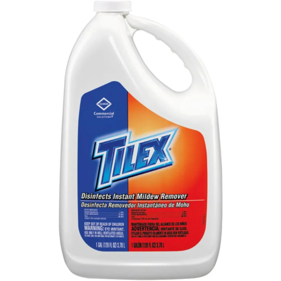Clorox Tilex Mildew Remover, Unscented, 128 Oz Bottle, Case Of 4