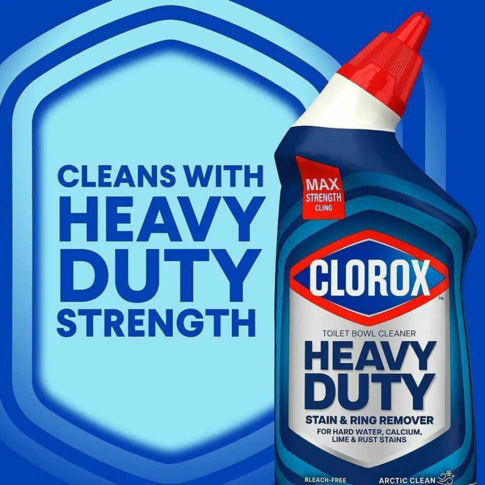 Clorox Toilet Bowl Cleaner Heavy-Duty Stain and Ring Remover