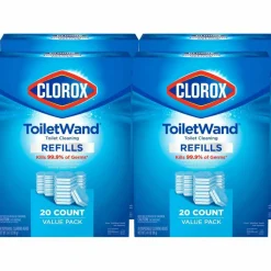 Clorox ToiletWand Disinfecting Scrubbing Pads Toilet Cleaning Refills